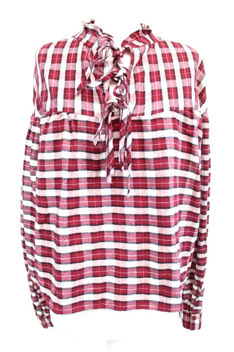 Blouse à carreaux Boohoo Taille 42-friperie occasion seconde main