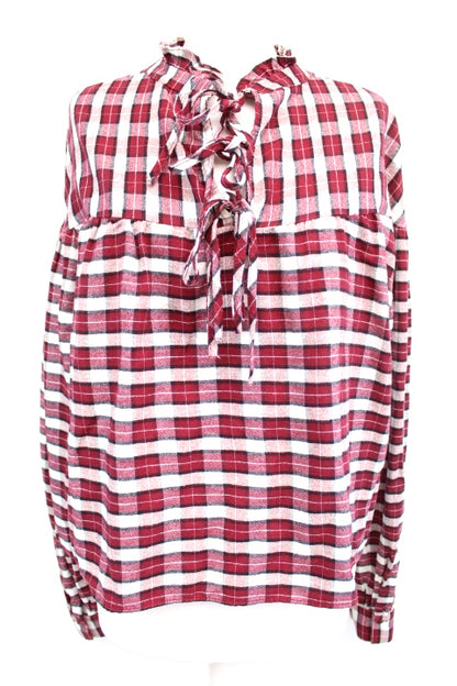 Blouse à carreaux Boohoo Taille 42-friperie occasion seconde main