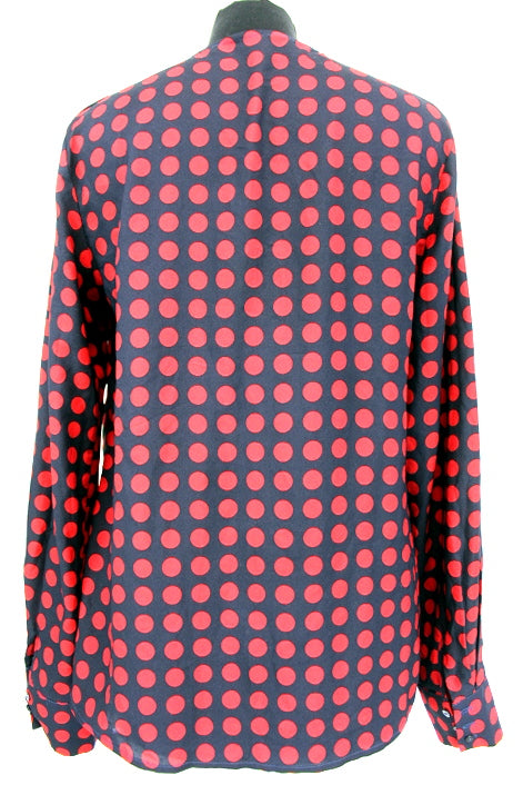 Blouse à pois volantée devant River Woods taille 38