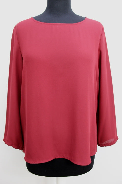 Blouse ample bordeaux Zalando taille 38