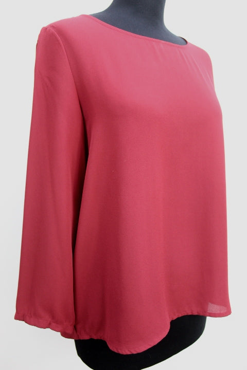 Blouse ample bordeaux Zalando taille 38