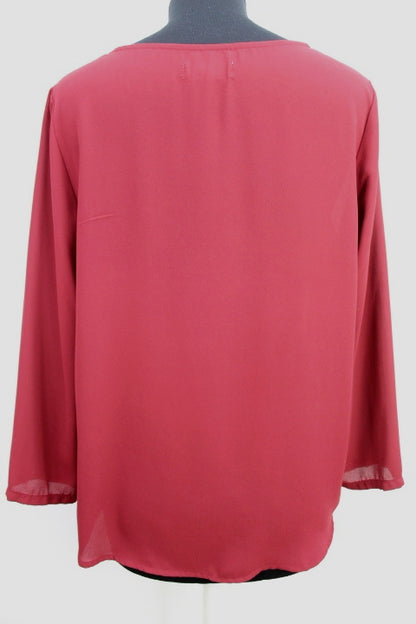 Blouse ample bordeaux Zalando taille 38