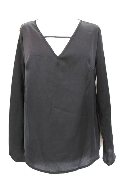Blouse avec avec pinces poitrine Shein taille 38 - friperie femmes, vêtements d'occasion, seconde main