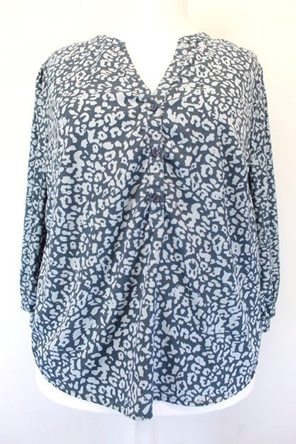 Blouse bleu gris BPC Selection taille 48