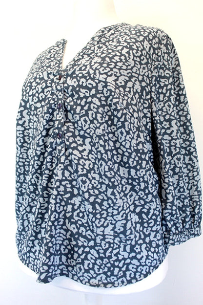 Blouse bleu gris BPC Selection taille 48