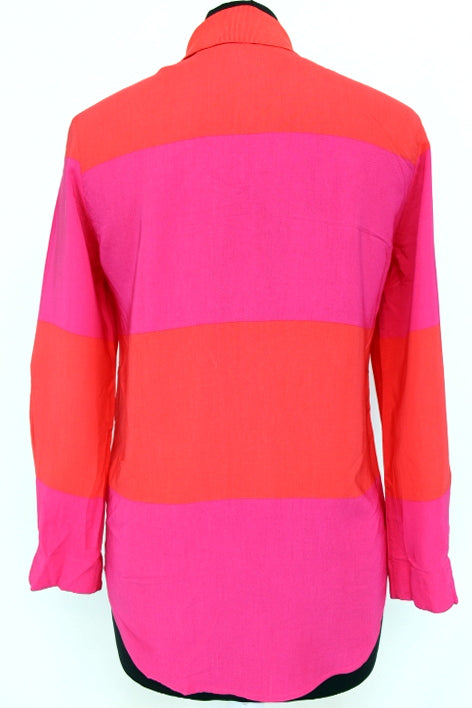 Blouse color block fluide satinée Gant taille 34