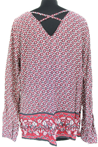 Blouse décolletés en V Camaïeu taille M