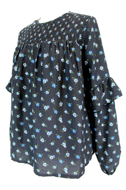 Blouse empiècement smocké Jennyfer taille 34