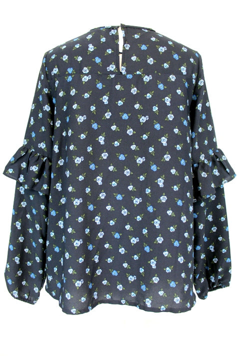 Blouse empiècement smocké Jennyfer taille 34