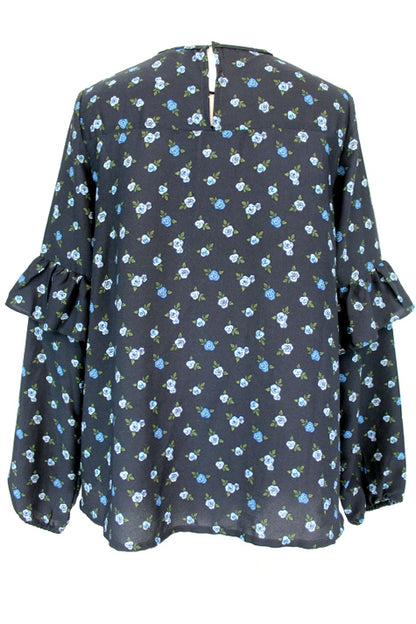 Blouse empiècement smocké Jennyfer taille 34