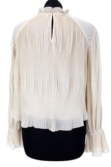 Blouse en crèpe petit plissé Zara taille 34