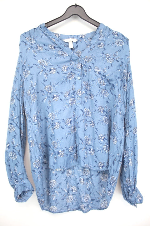Blouse fleurie H&M taille 34 - friperie femmes, vêtements d'occasion, seconde main