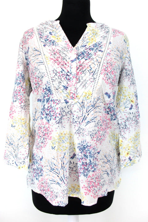 Blouse imprimée Armand Thierry taille 36-friperie occasion seconde main