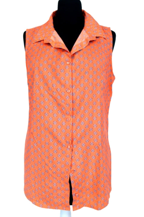 Blouse imprimée Armand Thierry taille 36-friperire occasion seconde main