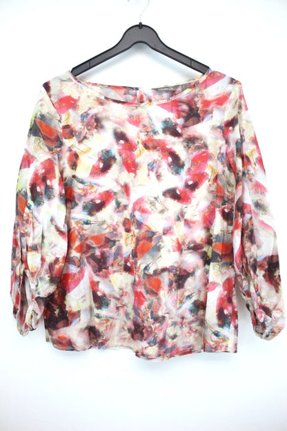 Blouse légère motif fleuri Sandwich taille 42 - friperie femmes, vêtements d'occasion, seconde main