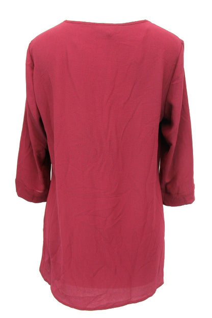 Blouse longue bordeaux Atmosphère taille 36