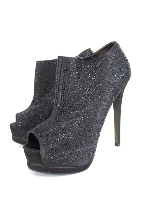 Bottines de soirée à très hauts talons Belle Woman pointure 38 - friperie femmes, vêtements d'occasion, seconde main