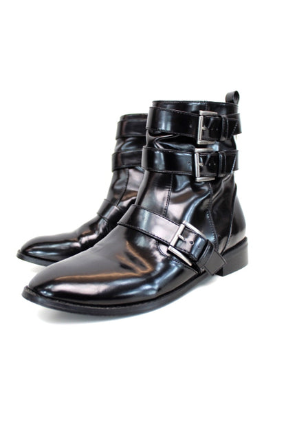 Bottines vernies et fourrées avec fermeture éclaire pointure 40 - Accessoire de seconde main - Friperie en ligne