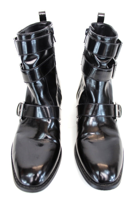 Bottines vernies et fourrées avec fermeture éclaire pointure 40 - Accessoire de seconde main - Friperie en ligne