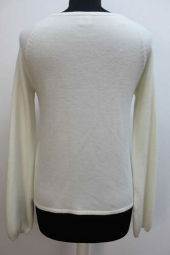 Cardigan blanc encolure ronde Camaïeu taille 1