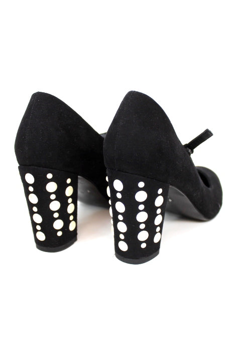 Chaussures talons pastilles nacrées naf naf pointure 38