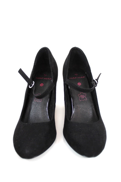 Chaussures talons pastilles nacrées naf naf pointure 38