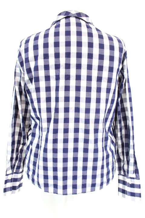 Chemise à carreaux col volanté Artista Roma taille 46