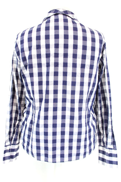 Chemise à carreaux col volanté Artista Roma taille 46
