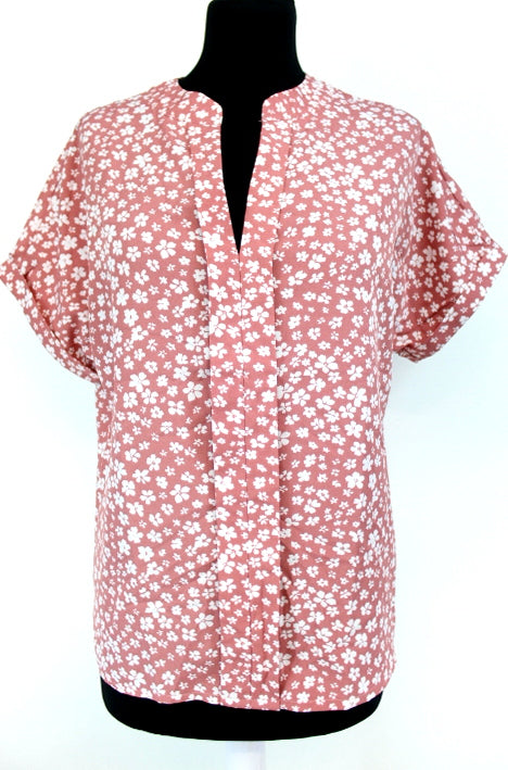 Chemise à petites fleurs Shein taille 36 - friperie femmes, vêtements d'occasion, seconde main