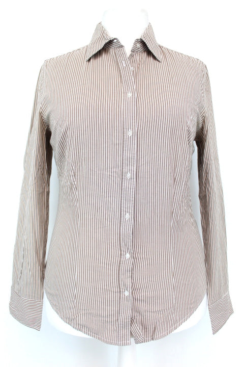Chemise à rayures Camaïeu taille 44 - friperie femmes, vêtements d'occasion, seconde main