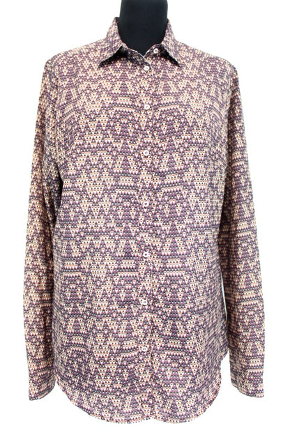 Chemise avec imprimé oiseaux à l'intérieur Jocavi taille 42 - friperie femmes, vêtements d'occasion, seconde main
