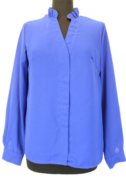 Chemise bleu roi Shein taille 36