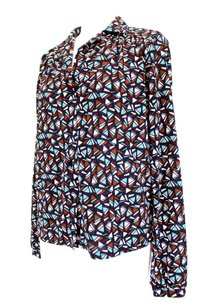 Chemise en jersey fluide imprimé multicolore Promod taille 38