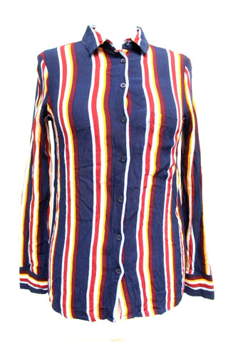 Chemise Jennyfer Marron Taille 36/S - Occasion En Très Bon état