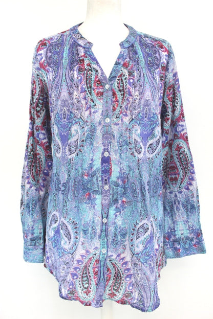 Chemise imprimée RIU taille 40-friperie occasion seconde main