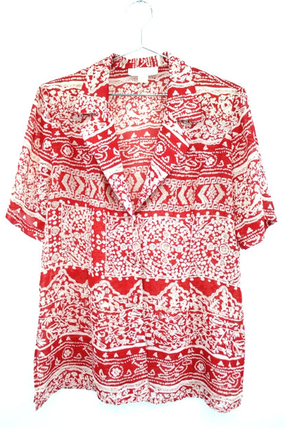 Chemise manches courtes Un jour Ailleurs Taille 42-friperie occasion seconde main