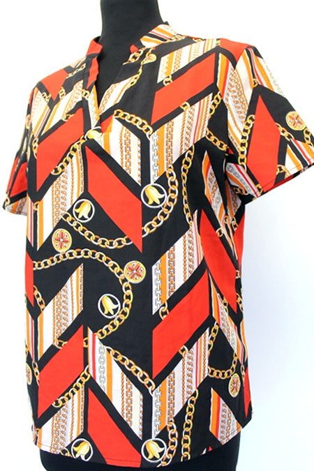 Chemisette imprimé géométrique Shein taille 38