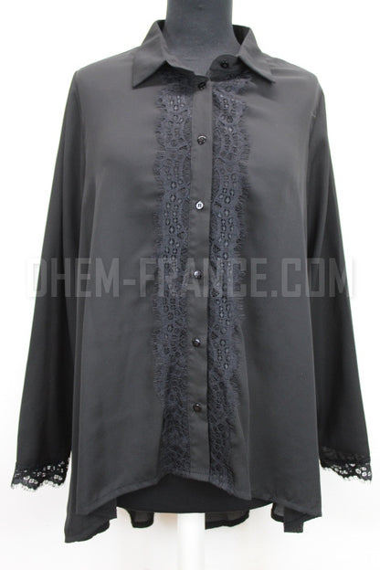 Chemisier noir Molly Bracken taille M