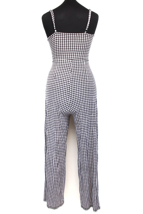Combi-pantalon fluide à carreaux Bershka taille XS