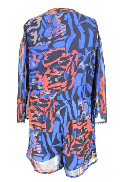 Combishort à manches transparentes Jus d'Orange taille 38