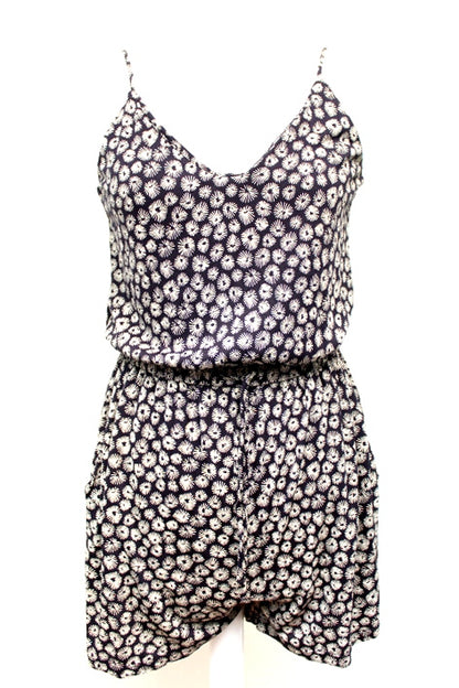 Combishort fluide avec poches et ceinture élastique + cordon de serrage H&M taille XS neuf - Vêtement de seconde main - Friperie en ligne