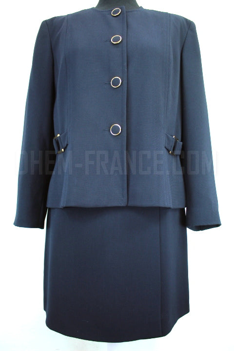 Ensemble tailleur bleu marine 1.2.3 taille 36