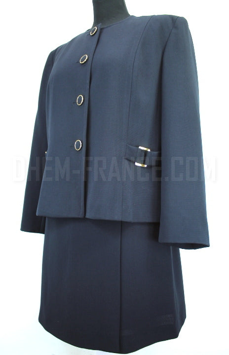 Ensemble tailleur bleu marine 1.2.3 taille 36