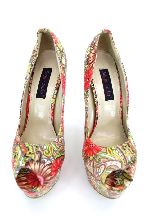 Escarpins compensées Sergio TODZI pointure 39 (3)