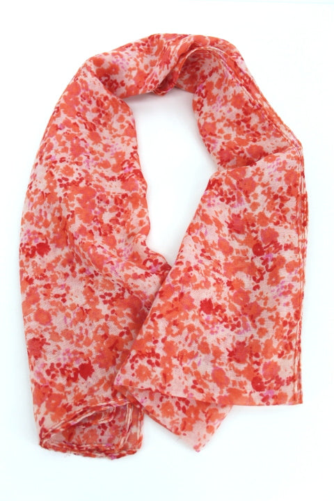 Foulard épais et fleuri - Friperie seconde main