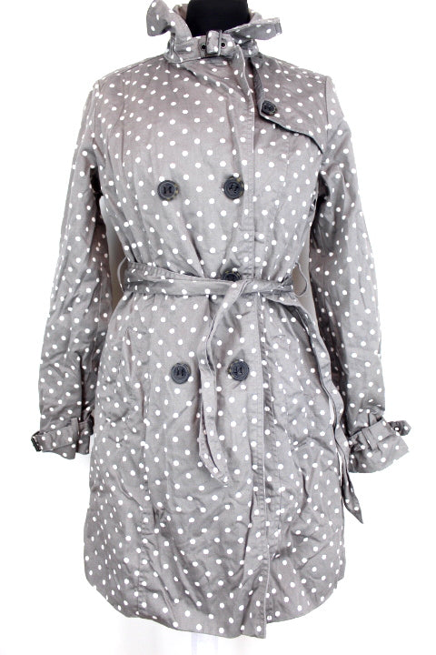 Imper gris à pois R-essentiel La Redoute Taille 38-friperie-occasion-seconde main