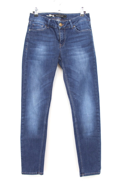 Jeans droit DENIM DE VILLE - Parties délavées - Taille 36 - Friperie - Seconde main