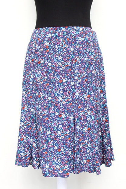 Jupe à fleurs multicolores Caroll taille 42 - friperie occasion seconde main