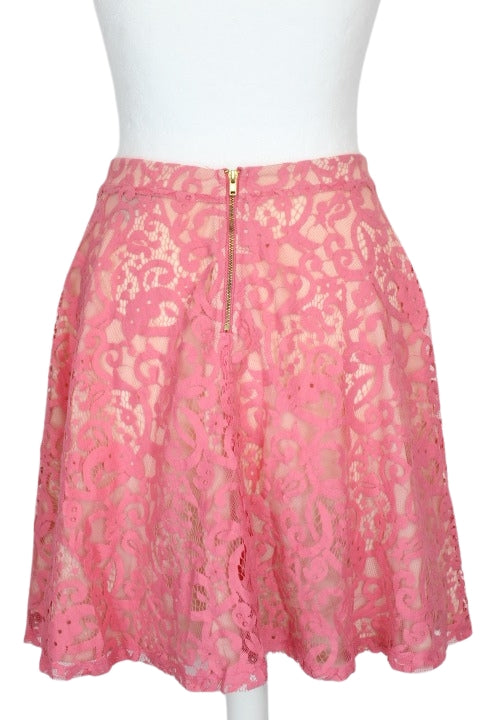Jupe à guipure rose H&M taille 38
