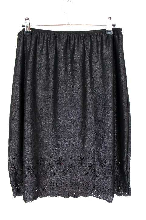 Jupe argentée Noa. B. taille 36-friperie occasion seconde main